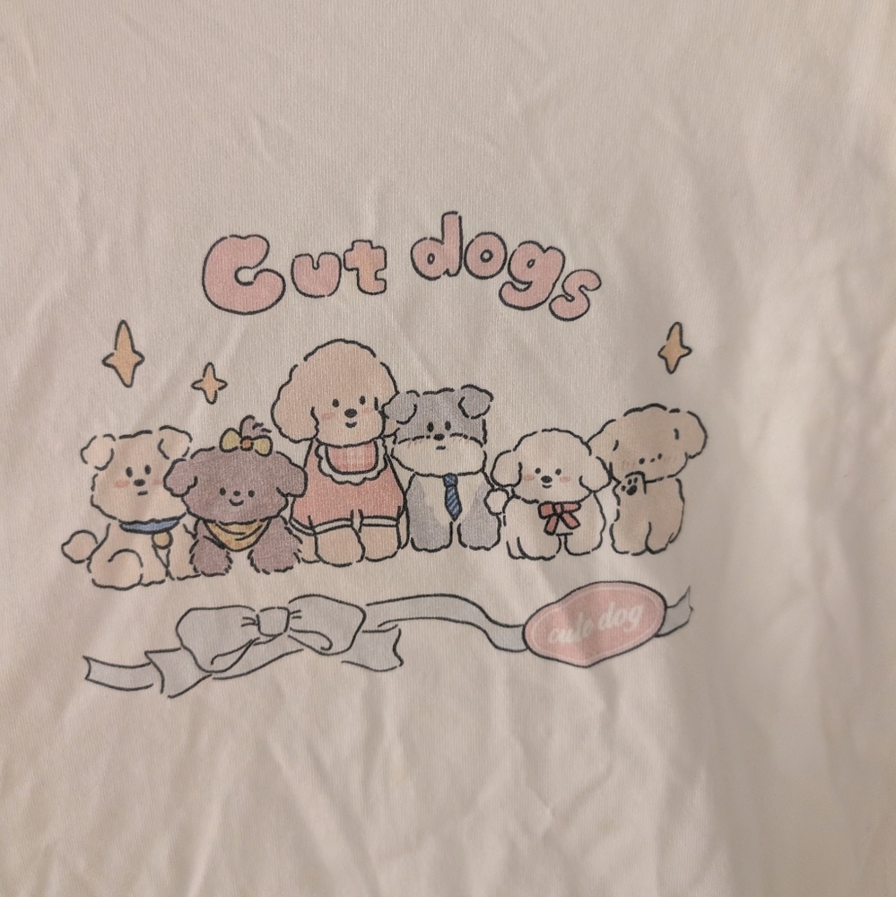 Cut dogs Korea Bad English Shirt